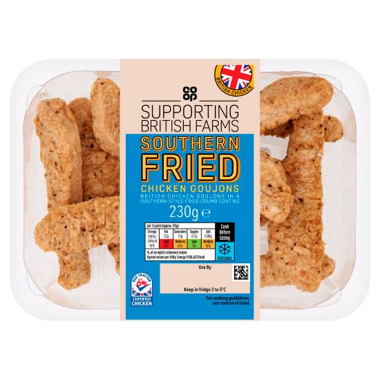 Co-Op British Southern Fried Chicken Goujons (230g)
