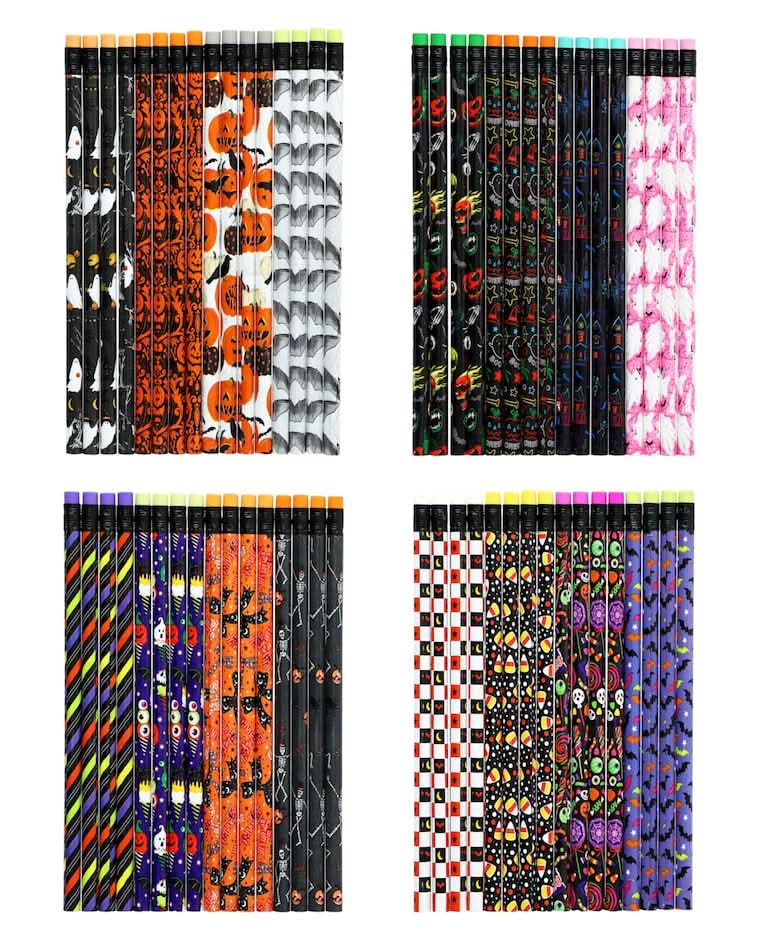 Seasonal Collection Halloween-Themed Pencils 3+ Years (4 x 16 ct)
