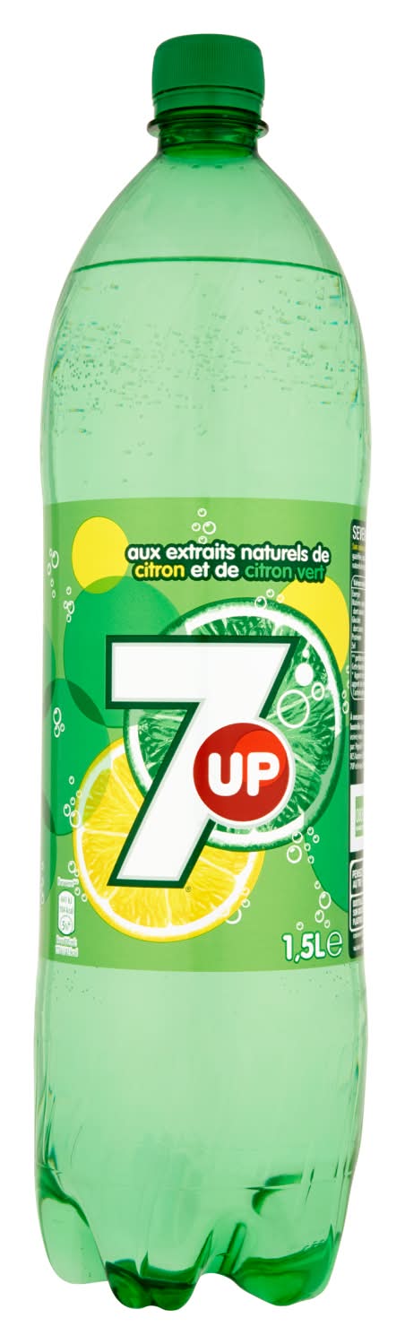 7UP - Boisson gazeuse aux extraits de citron et de citron vert (1,5L)