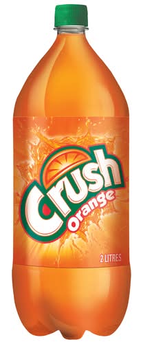 Crush soda aux fruits - fruit soda (2 l) (orange)