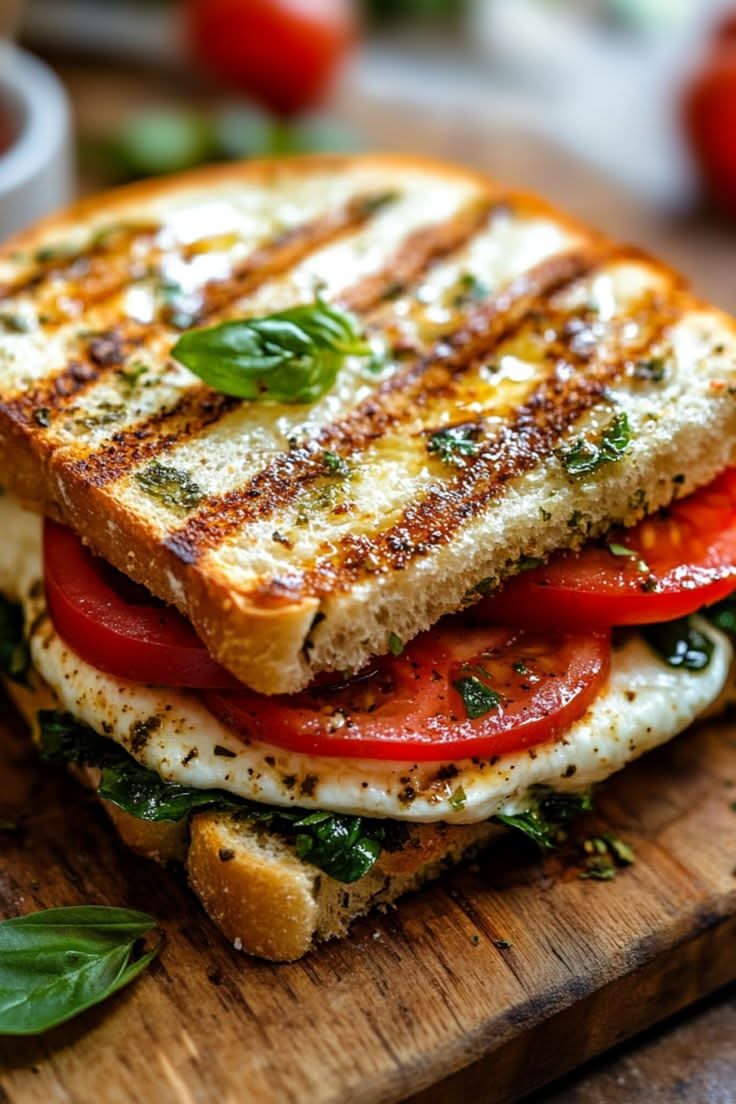 Sándwich Caprese