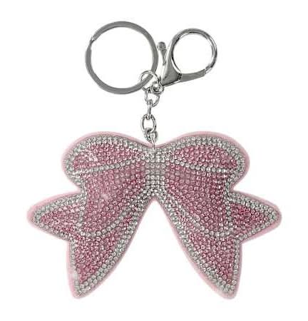Novelty Bling Keychain Bow
