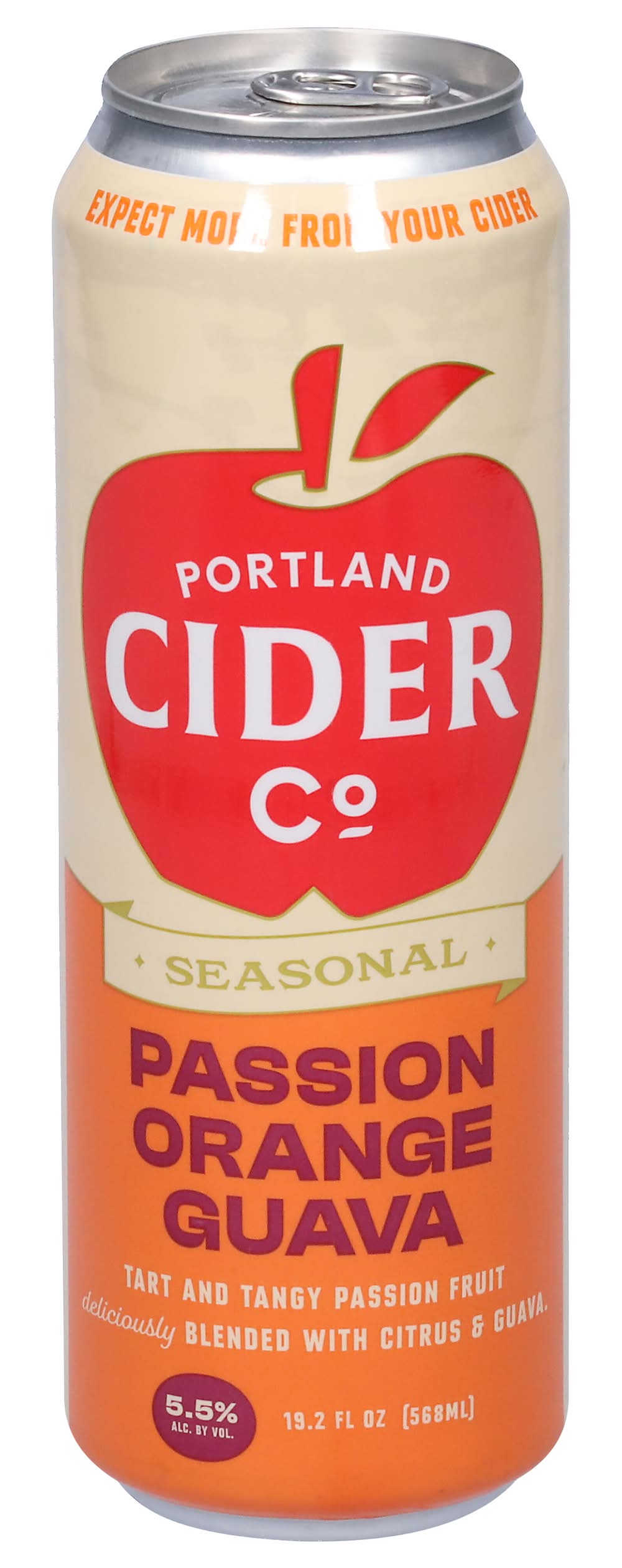 Portland Cider Passion Orange Guava Cider (19.2 fl oz)