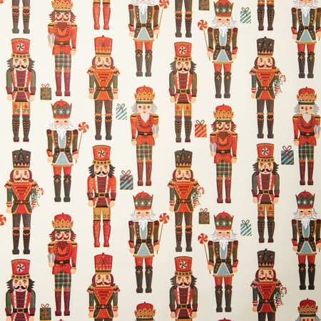 Christmas Gift Wrap Nutcracker