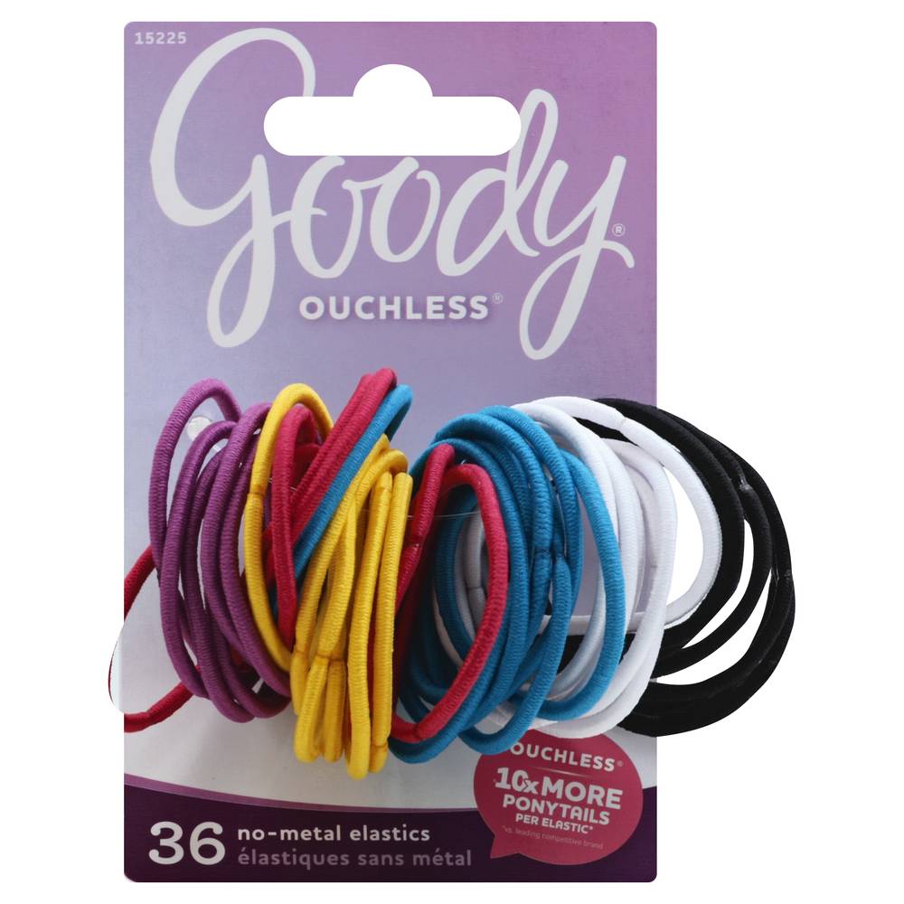 Goody Ouchless No-Metal Elastics (36 ct)