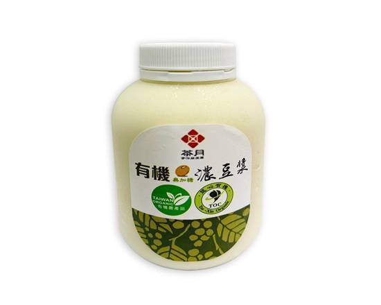 茶月-有機濃豆漿(無糖)(小)(360ml/瓶)