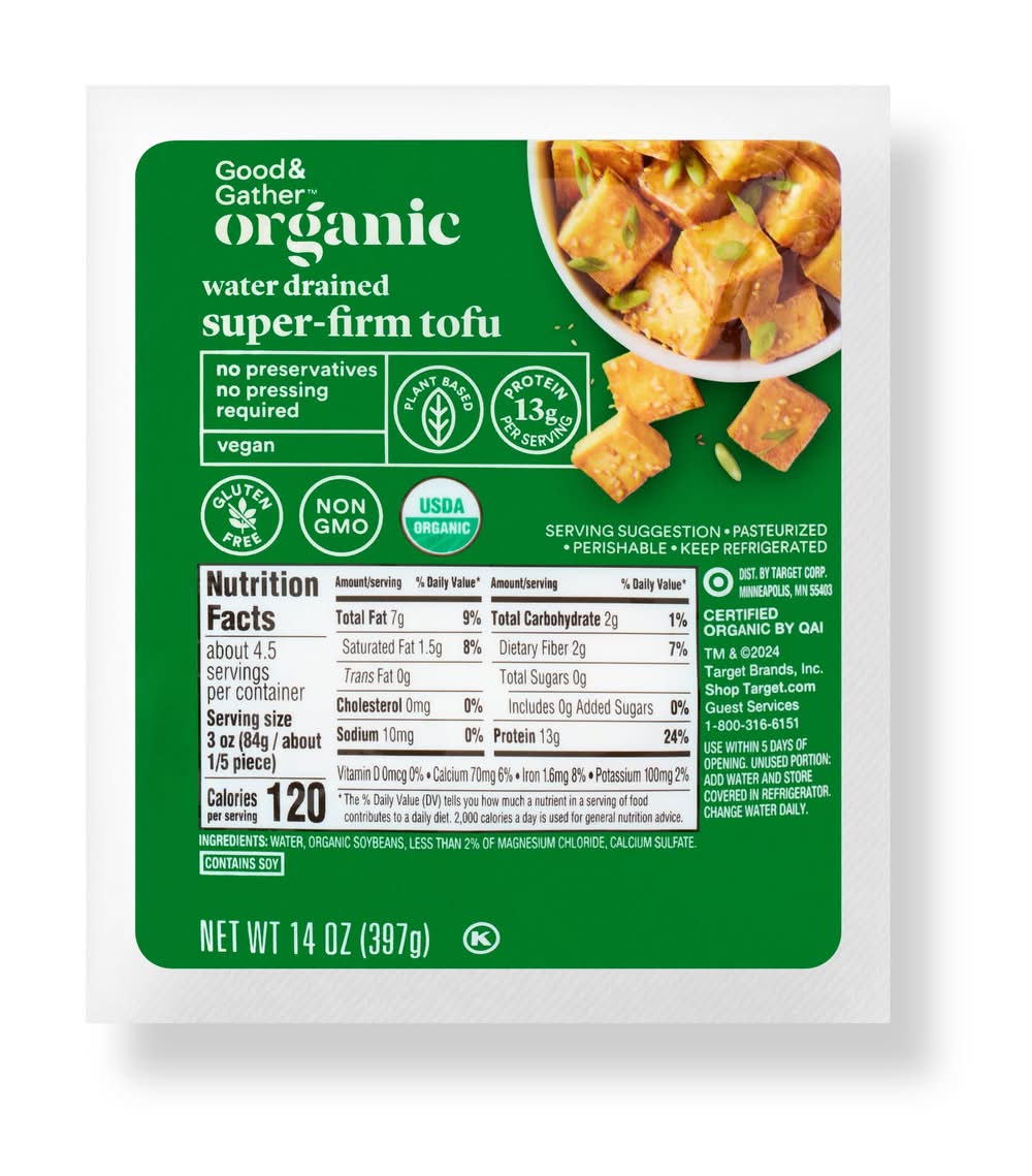 Good & Gather Organic Super Firm Vegan Plant (14 oz)