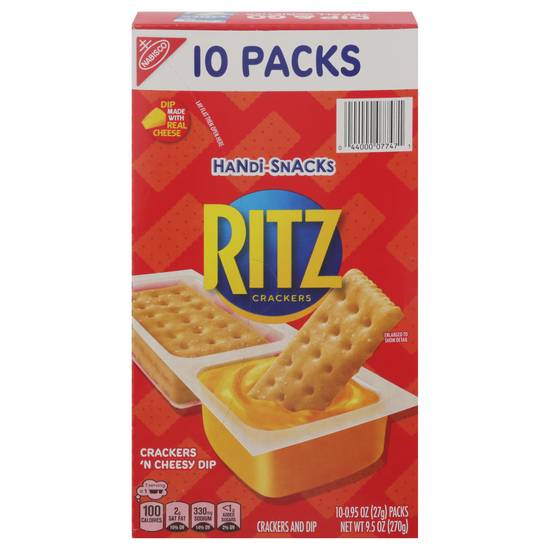 Handi-Snacks Ritz 'N Cheesy Dip Snack packs