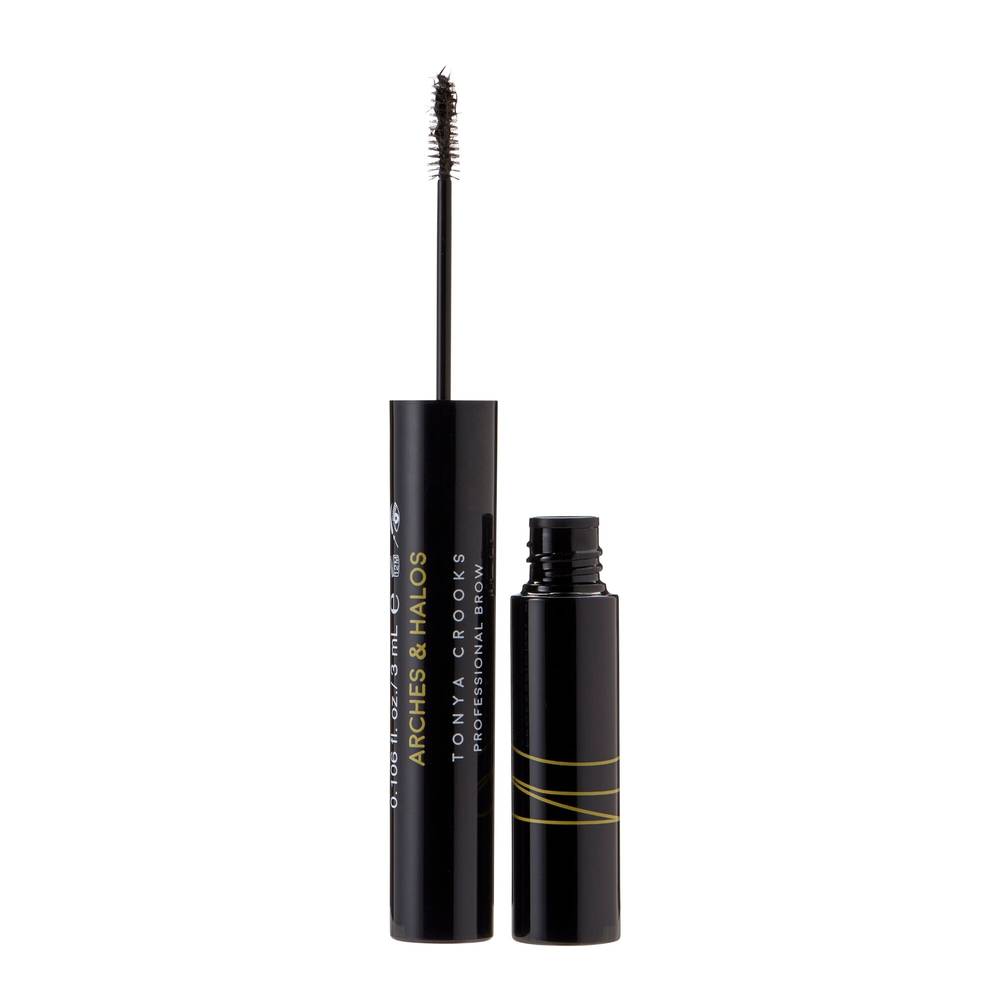 Arches & Halos Microfiber Tinted Brow Mousse, Charcoal