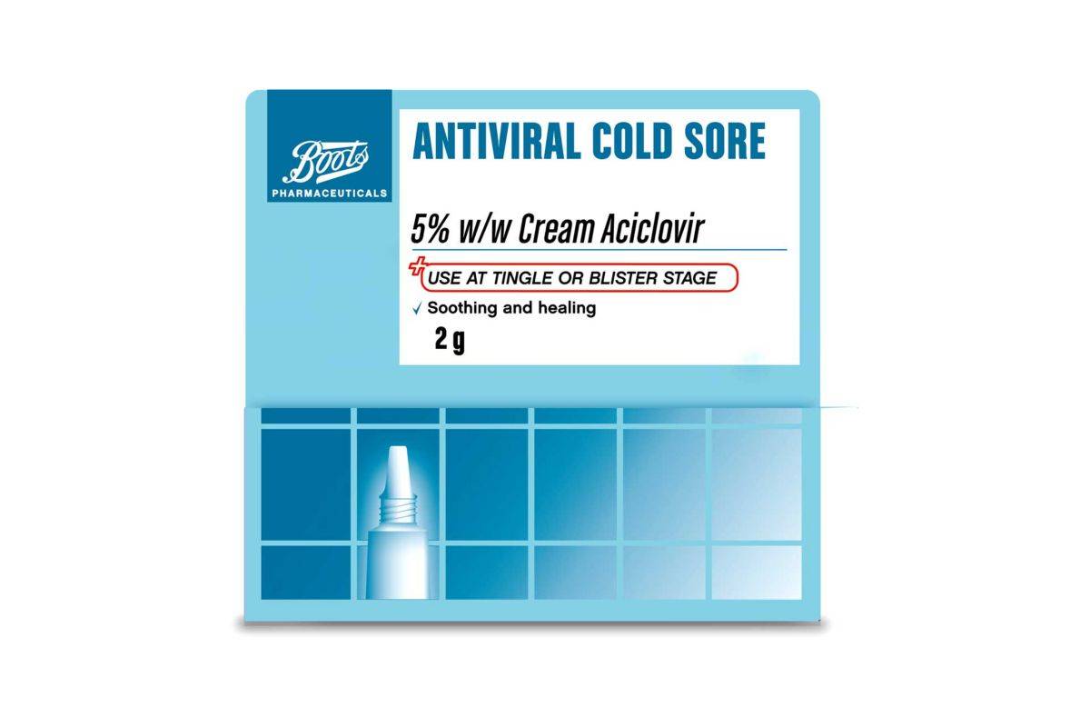 Boots antiviralcold sore cream5% aciclovir(G)