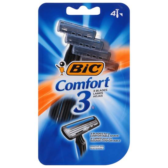 Bic Comfort 3 Blades Disposable Razors (4 ct)