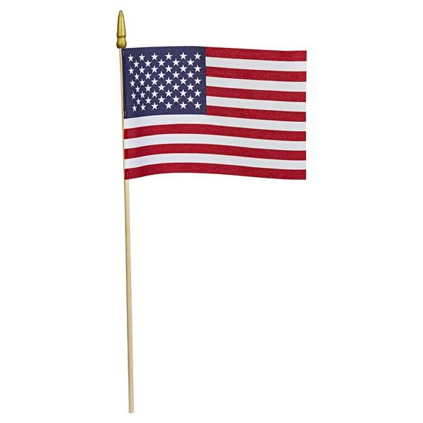 8-In X 12-in American Hand Flag