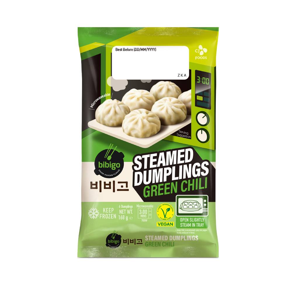 Bibigo Steamed Dumplings Chili Pepper (6 ct)
