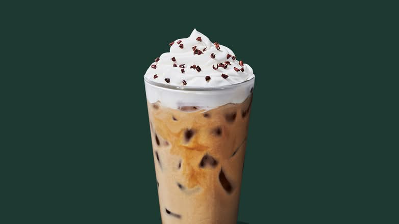 Iced Peppermint White Chocolate Mocha