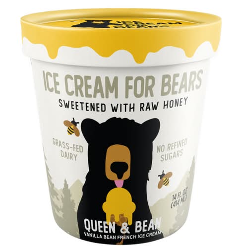 Ice Cream For Bears Queen & Bean Vanilla Bean French Ice Cream
