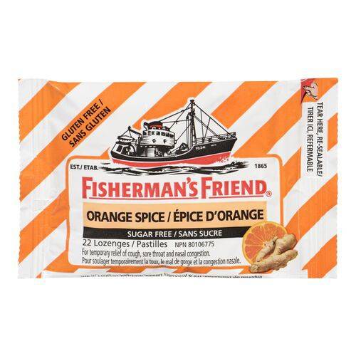 Fisherman's Friend Sugar Free Orange Spice Lozenges (22 units)