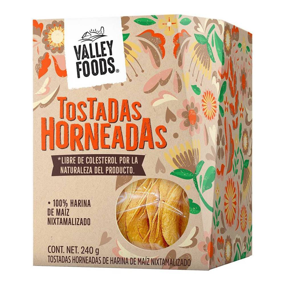 TOSTADA VALLEY FOODS HORNEADA  240GR