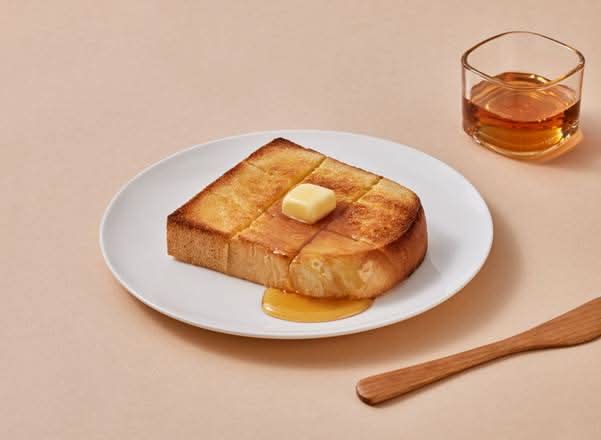 蜂蜜奶油格子厚片