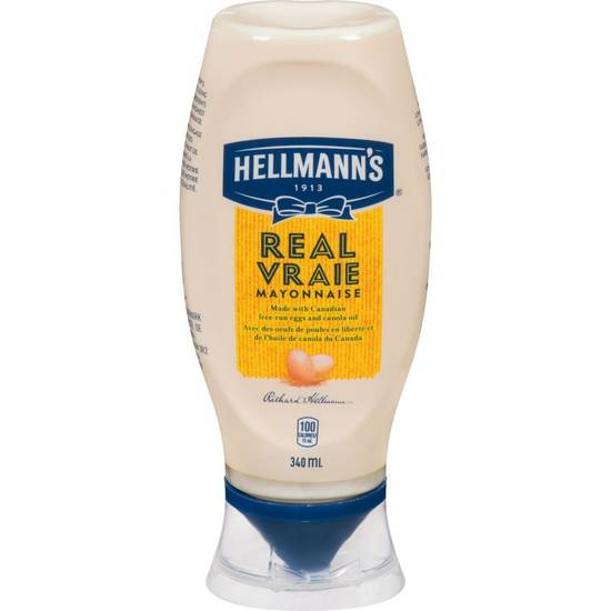 Hellmann's Real Vraie Mayonnaise (340 ml)