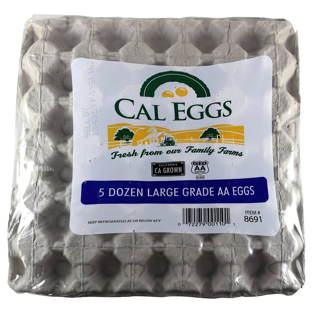 Cal Eggs USDA Eggs, Large, 5 dozen-count