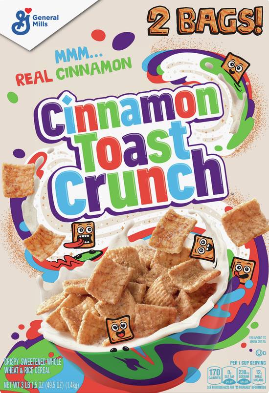 Cinnamon Toast Crunch Real Cinnamon Cereal