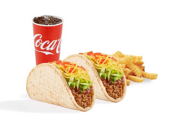 Seasoned Beef Big Fat Tacos Meal