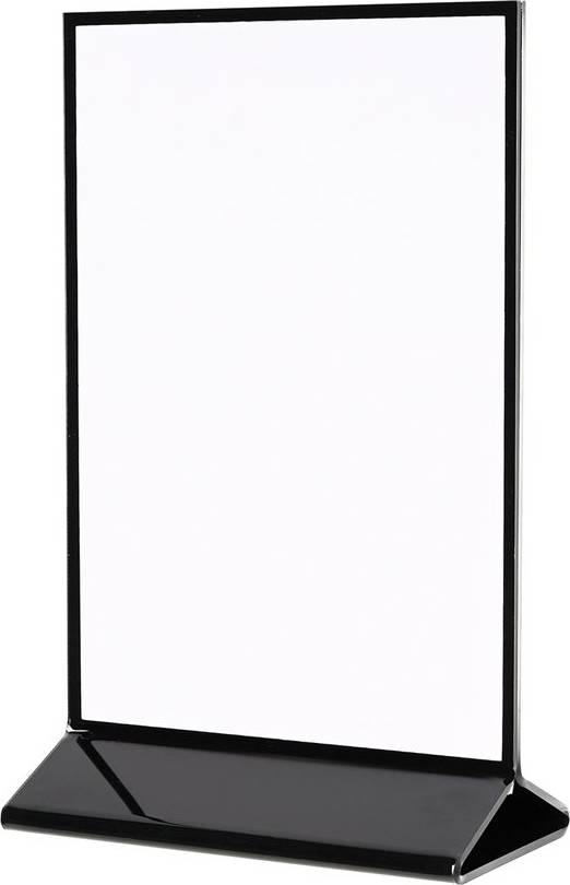 Deflect-O Freestanding Sign and Menu Holder, Multicolor