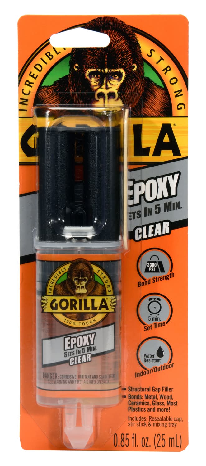 Gorilla High Strength Clear Epoxy Resin 0.85 Oz