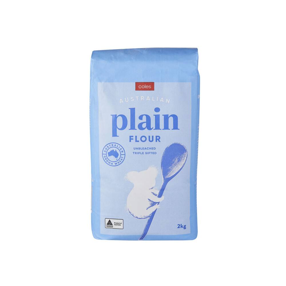 Coles White Plain Flour 2kg
