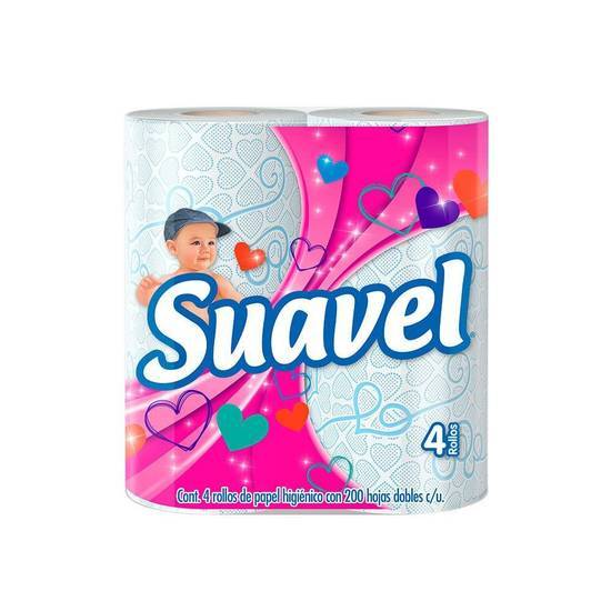 Suavel papel higiénico (4 un)