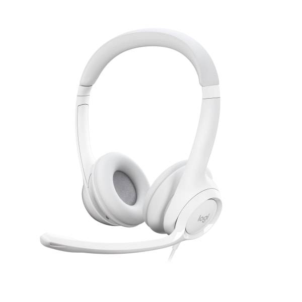 Logitech Wired Headset H390 For Pc/Laptop, Off-White