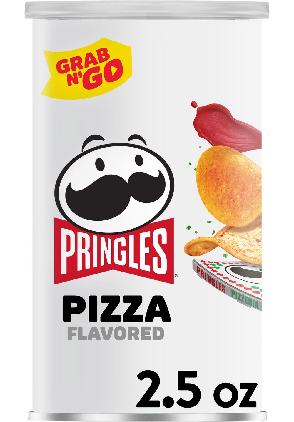 Pringles Grab N' Go Potato Crisps, Pizza (2.5 oz)