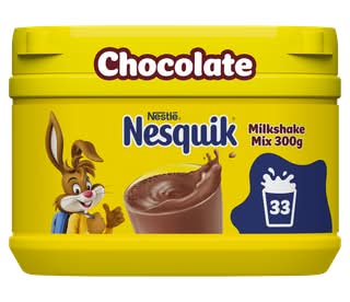 Nesquik Chocolate Flavoured Milkshake Powder 300g Tub