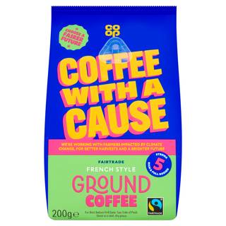 Co-op Fairtrade French Roast and Ground Coffee (200g)