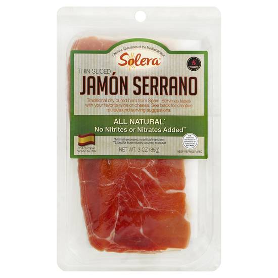 Solera Thin Sliced Jamon Serrano