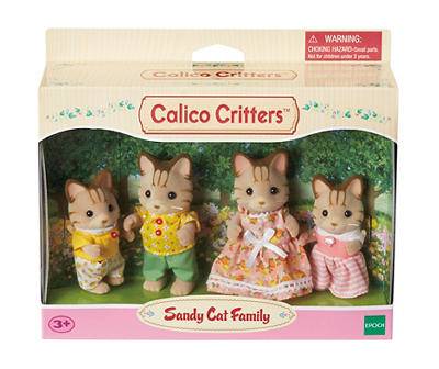 Calico Critters Sandy Cat Family Toy Set