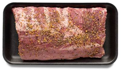 Pork Ribs Country Style Seasoned - 1 Lb