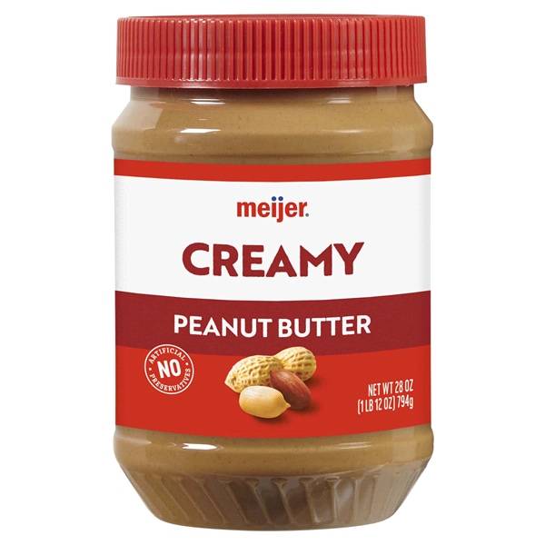 Meijer Creamy Peanut Butter (28 oz)