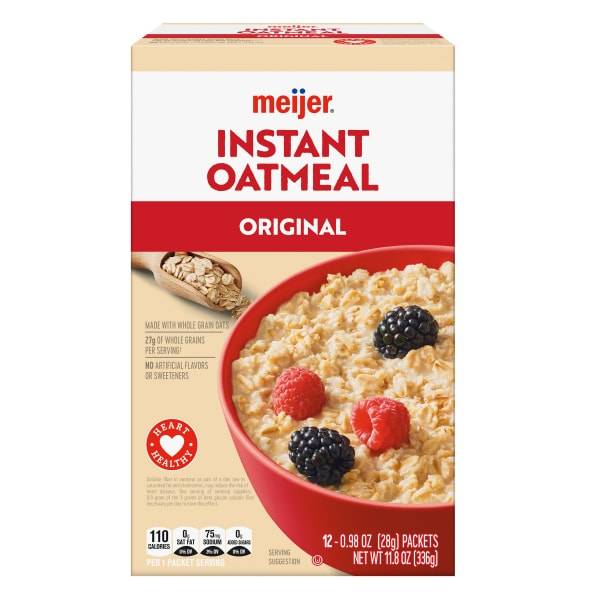Meijer Original Instant Oatmeal (12 ct)