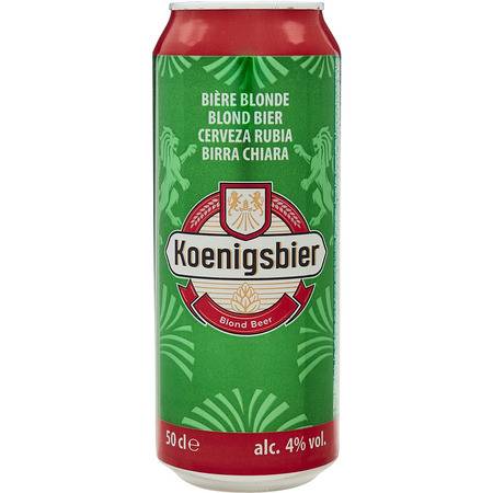 Bière blonde KOENIGSBIER - la canette de 50cL