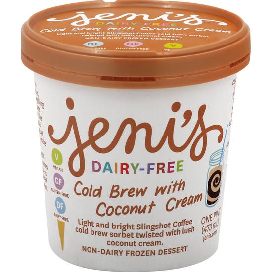 Jeni's Dairy Free Cold Brew With Ice Cream (coconut cream)