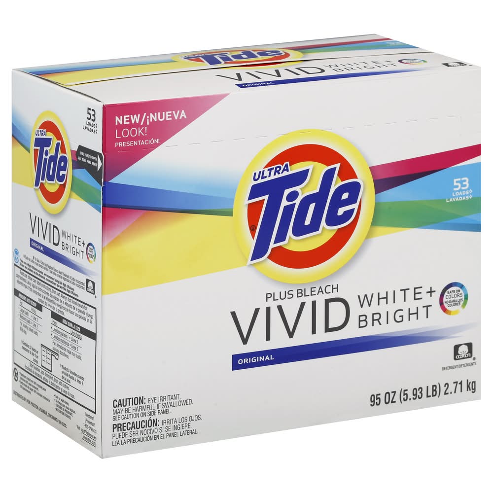 Tide Original Vivid White Bright + Bleach Detergent (5.93 lbs)