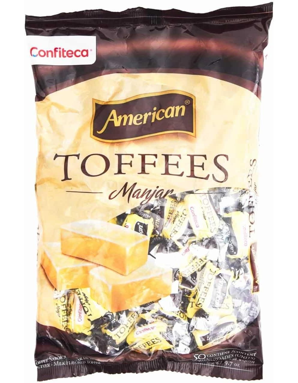 Caramelo Toffee Manjar American Blando (50 Unidades) 275 g