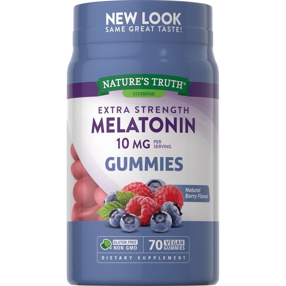 Nature's Truth 10 Mg Melatonin Gummies, Natural Berry (1 oz, 70 ct)