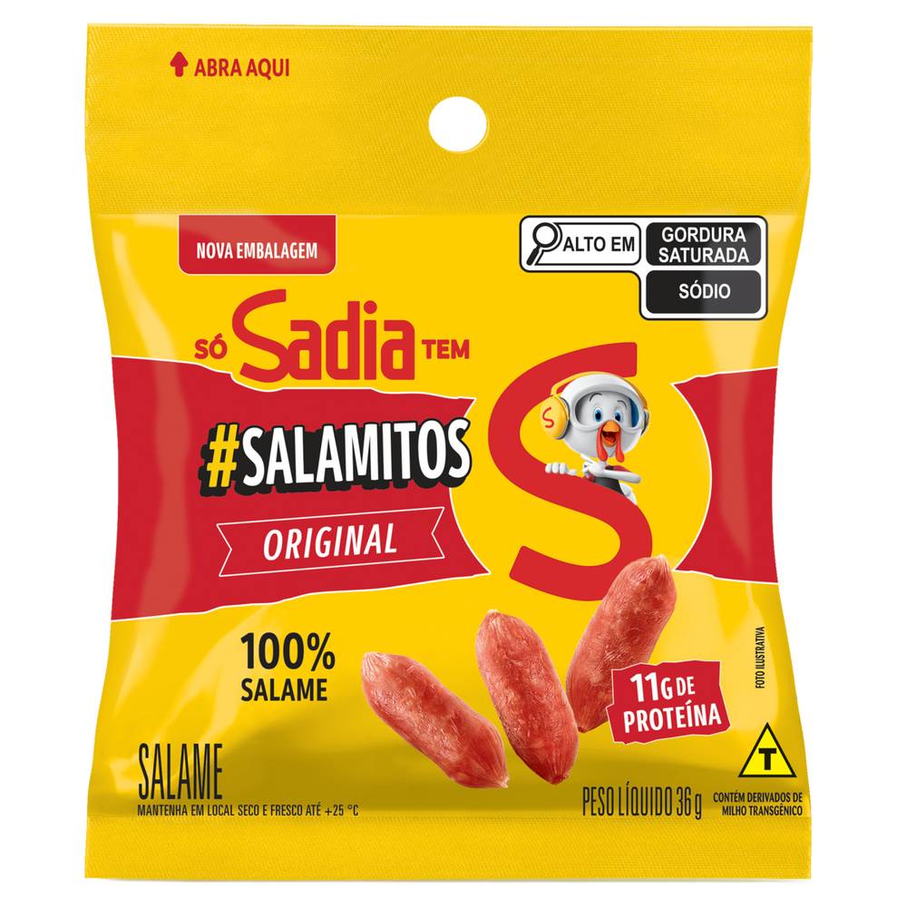 Sadia petisco salamitos (36 g)