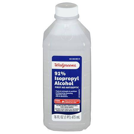 Walgreens Isopropyl Alcohol 91%