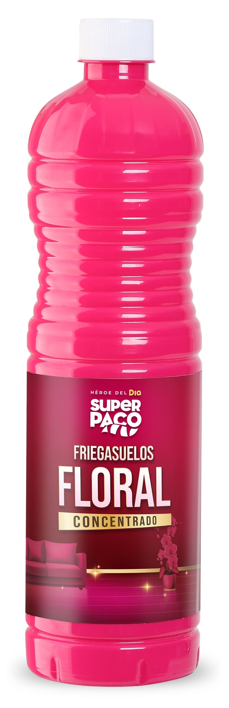 Friegasuelos Concentrado Floral Super Paco De Dia Botella 1 L