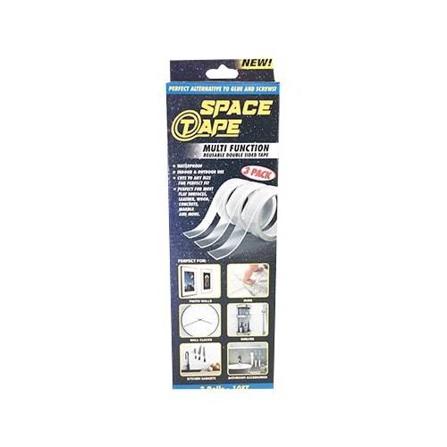 Space Tape Multi Function Reusable Double Sided Tape (3 ct)