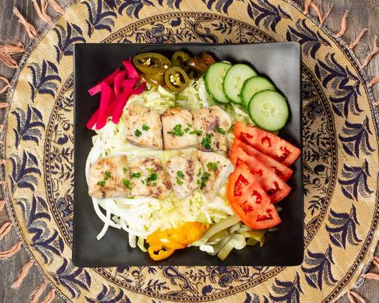 Chicken Souvlaki Salad Bowl