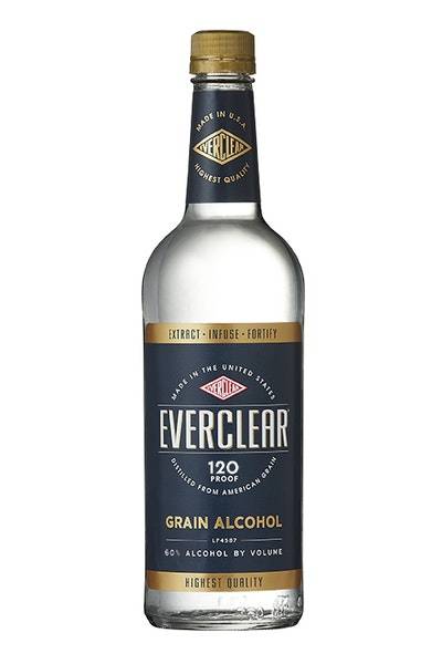 Everclear 120 Proof Grain Liquor (750 ml)